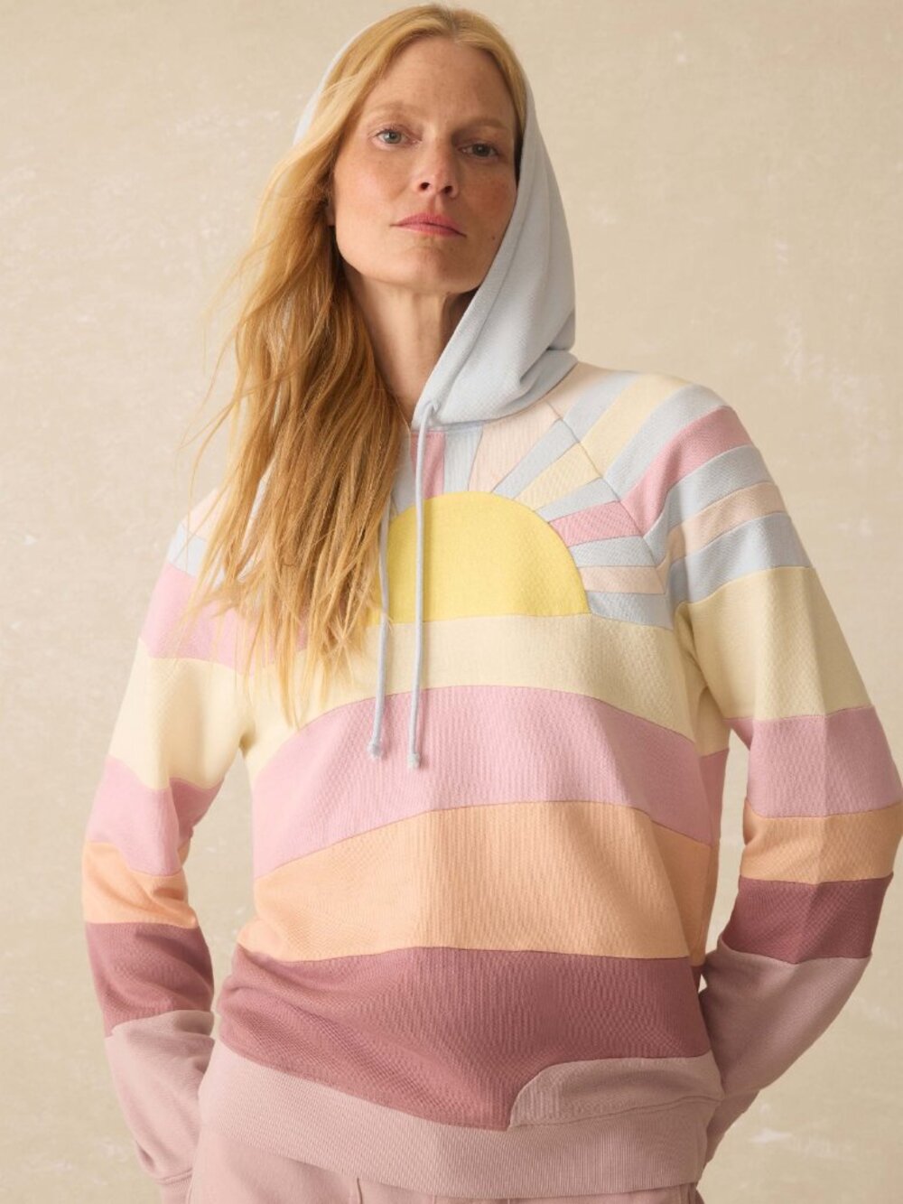 Faherty Soleil Hoodie - Sorbet Soleil